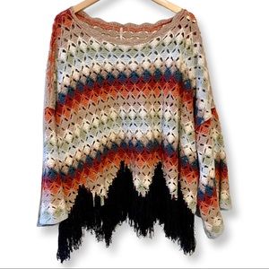 Free People Nadia Poncho